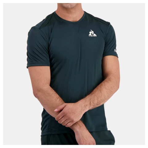 Le Coq Sport Tennis Pro T-Shirt Scarab